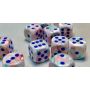 Festive™ 12mm d6 Pop Art™ /blue Dice Block™ (36)