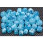 Luminary™ Sky/silver 12mm d6 Dice Block™ (36)