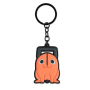 Chainsaw Man - Pochita  Rubber Keychain