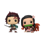 POP Animation: Demon Slayer- 2PK Tanjiro & Nezuko EXCLUSIVE