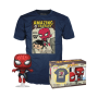 POP&Tee: Spider-Man- Comic Cover (Metallic) (EXCLUSIVE Funko Pop) LARGE