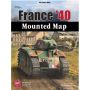 France 40 Mounted Map