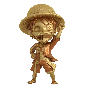 XXRAY PLUS: One Piece Luffy (Treasure Gold Edition) (22cm)