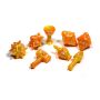 PolyHero Dice Cleric 8 Dice Set Sunstorm