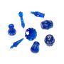 PolyHero Dice Rogue 8 Dice Set Sapphire Scoundrel