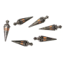 PolyHero Dice Warrior 6d6 Swords Steel Grey