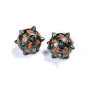 PolyHero Dice Warrior 2d20 Spiked Balls Steel Grey