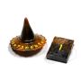 PolyHero Wizard d20 Hat & d2 Spellbook Smoldering Ember (2305)