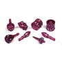 PolyHero Dice Bard Set Raspberry Raphsody