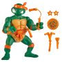 TMNT CLASSIC (1980's) 4" MICHELANGELO WITH STORAGE SHELL 10cm