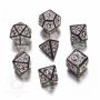 Black & White Steampunk Dice Set