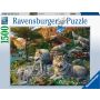 Wolves in spring 1500 pieces Puzzle