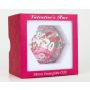 Large D20 - Valentine Red Floating Rose