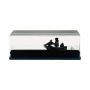 Pirate Ship & Skeleton Liquid Wave paperweight Desk Toy