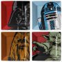Star Wars - Plate Set - Iconic Character Graphics set of 4