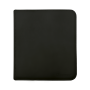 Vivid 12-pocket zippered Pro-Binder Black