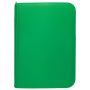 Vivid 4-pocket zippered Pro-Binder Green