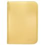 Vivid 4-pocket zippered Pro-Binder yellow
