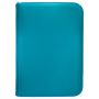 Vivid 4-pocket zippered Pro-Binder teal