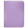 Vivid 9-pocket zippered Pro-Binder purple