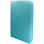 Vivid 9-pocket zippered Pro-Binder Light Blue