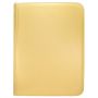 Vivid 9-pocket zippered Pro-Binder Yellow