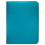 Vivid 9-pocket zippered Pro-Binder Teal
