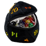 D20 Plush Dice Bag: Rainbow