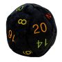 Jumbo D20 Novelty Dice Plush: Rainbow