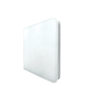 Vivid 9-pocket zippered Pro-Binder White