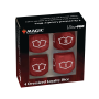 Deluxe 22MM Mountain Loyalty Dice Set with 7-12 for Magic: The Gathering