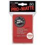 Pro Matte Standard Sleeves Red Display (12x50)