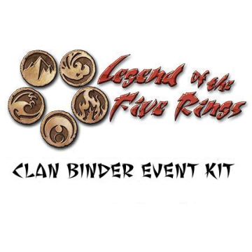 Legend of the Five Rings CCG: Clan Binder Event Kit