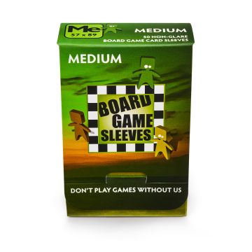 Board Game Sleeves Non-glare - Medium (57x89mm) 50x10p