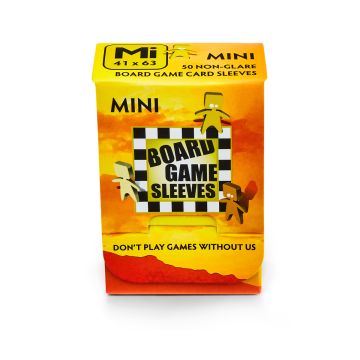Board Game Sleeves Non-glare - Mini (41x63mm) 50x10p