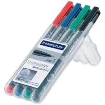 Water Soluble Markers 4- pack (Red, Blue, Green, Black)