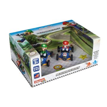 Mario Kart 2-Pack Mario & Luigi Mach8 Pull & Speed