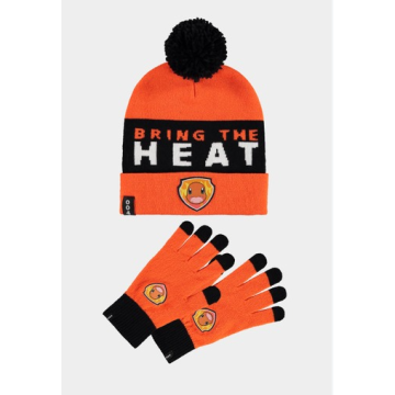 Pokémon -Charmander Giftset (Beanie & Knitted Gloves)