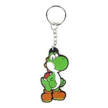 Super Mario - Yoshi Rubber Keychain
