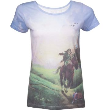 NINTENDO - ZELDA OCARINA OF TIME FEMALE T-SHIRT LARGE
