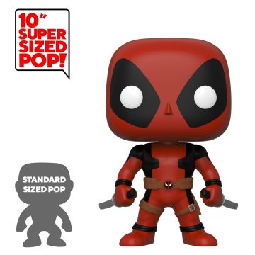 POP Marvel Jumbo :  Deadpool- 10" Deadpool w/Swords (RD) Exclusive