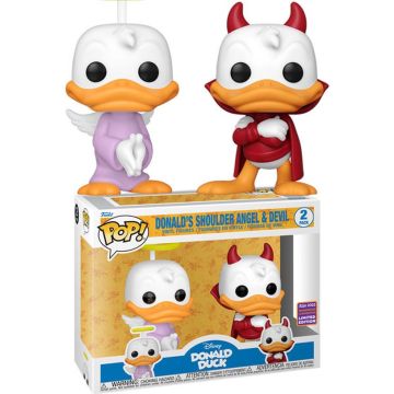 Donald Duck-Angel & Devil WonderCon Exclusive Pop! Vinyl 2-Pack