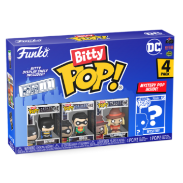 Bitty POP: DC- Batman 4PK w/CHASE
