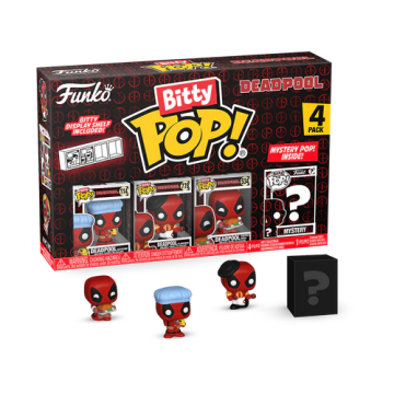 Bitty POP: Deadpool- Bathtime 4PK