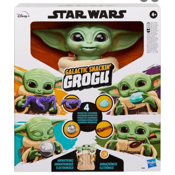 Star Wars Mandalorian GALAGTIC SNACKIN' GROGU -Interactive figure E 23CM