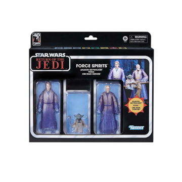 Star Wars Vintage Series Force Spirits (Anakin Skywalker, Yoda , Obi-Wan Kenobi) 15 Cm