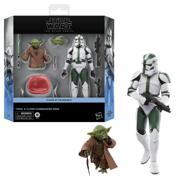 Star Wars Black Series -Yoda & Commander Gree - Figures 15cm