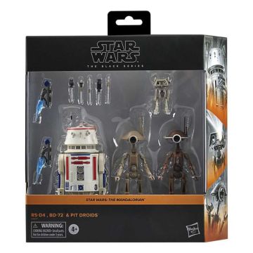 Star Wars The Black Series R5-D4, BD-72 & Pit Droids 4-Pack