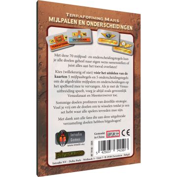 Terraforming Mars Mijlpalen en Onderscheidingen - Uitbreiding NL