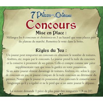 7 pièces pour un Château VF Concours extension